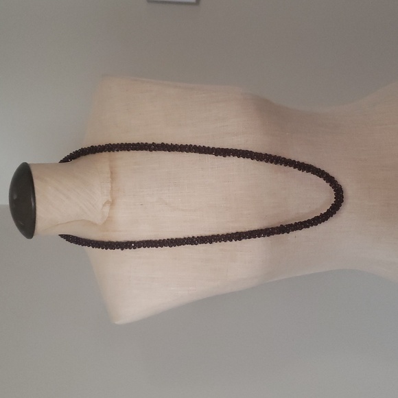 VTG 36" Raw Garnet Rope Necklace - Picture 3 of 5